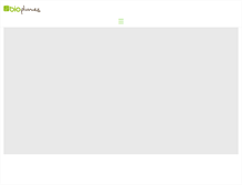 Tablet Screenshot of bioplumes.com